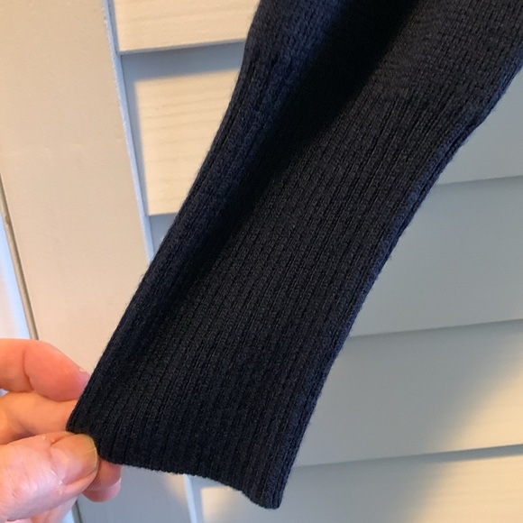 Jaeger wool blend dark navy sweater size medium - Picture 4 of 9